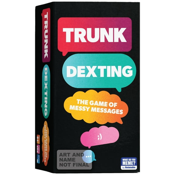 Trunk Dexting – The Twisted Text Party Game with Word Magnets by What Do You Meme?