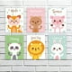 thumbnail image 3 of Set Cuadros Canvas Cuarto Bebé Animalitos Personalizables, 3 of 4