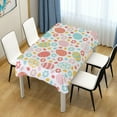 thumbnail image 7 of Easter Eggs Pattern Fabric Rectangle Tablecloth - Waterproof and Wrinkle-Resistant Table Cloth 60x90 Inch Table Cover for Indoor & Outdoor Dining House Decor, 7 of 7