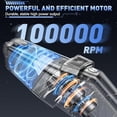 thumbnail image 3 of Aspiradora de mano inalámbrica JONYJ, 16000 PA, alta potencia, para coche, portátil, con luz LED y boquillas múltiples, recargable, ideal para el hogar, el coche, la oficina y las mascotas., 3 of 5