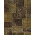 thumbnail image 1 of Ahgly Company Machine Washable Indoor Rectangle Abstract Bakers Brown Area Rugs, 7' x 10', 1 of 7