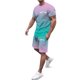 thumbnail image 1 of Playeras Estampadas Para Hombre, Camiseta Holgada Con Estampado De Letras De Ciudad Para Hombre, Conjunto De Ropa Deportiva De Verano, Ropa Deportiva Informal, 1 of 4