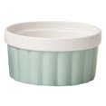 thumbnail image 2 of Ceramic Baking Bowl 1Pack Round Kitchen Bowl Green Holding Ingredients, 2 of 3