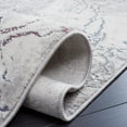 thumbnail image 5 of SAFAVIEH Craft Martha Abstract Area Rug, 8' x 10', Grey/Wine, 5 of 8