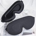 thumbnail image 4 of Antifaz para dormir 3D para hombres y mujeres, antifaz, antifaz nocturno, gafas ajustables para dormir para viajes, 100% Lig, 4 of 5