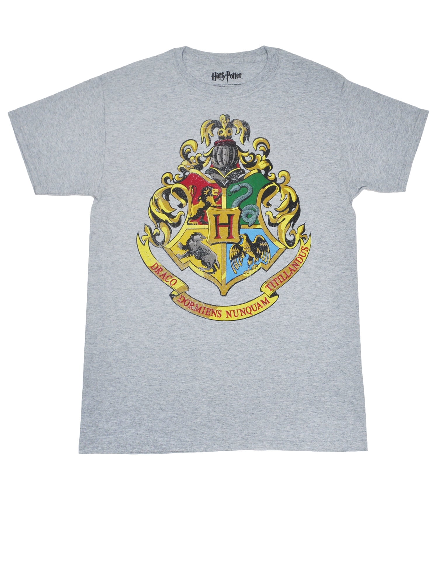 Harry Potter Boys Hogwarts Distressed Crest T-Shirt 