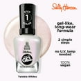 thumbnail image 5 of Sally Hansen Miracle Gel Nail Polish, 785 Twinkle Whites, 0.5 fl oz, No UV Lamp Needed, 5 of 11