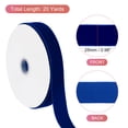 thumbnail image 2 of Cinta de Terciopelo Uxcell, 1" x 20 yardas, Cinta de Terciopelo Zafiro para Manualidades DIY, 2 of 6
