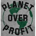 thumbnail image 2 of Save Planet Love Earth Climate Change Womens Fitted Plus Size Graphic Tee Brisco Brands 2X, 2 of 5