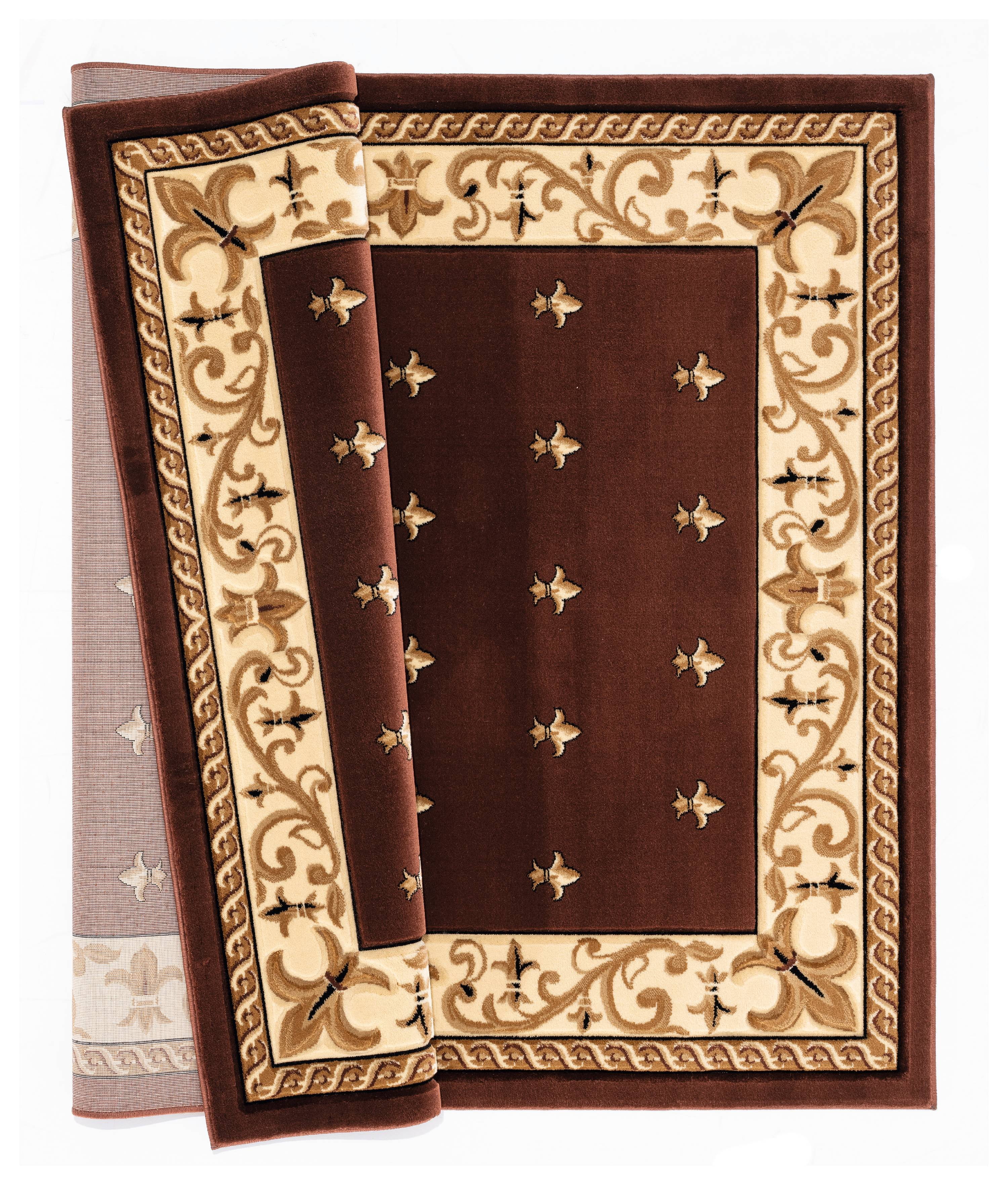 United Weavers Drachma Vesta Transitional Border Accent Rug, Brown, 1'10" x 2'8"
