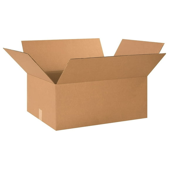 Box Partners Corrugated Boxes 26" x 18" x 10" Kraft 15/Bundle 261810