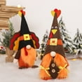 thumbnail image 3 of Thanksgiving Gnome Decorations, 2Pack Handmade Fall Harvest Gnome Plush Swedish Gnomes Ornaments with Pumpkin Maple Leaves Thanksgiving Gifts Autumn Harvest Holiday Home Decorations, 3 of 8