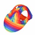 thumbnail image 1 of Gorra de béisbol con orificio para las orejas para mascotas, ropa deportiva cómoda para perros, protección solar para cachorros, diseño colorido, sombrero para perros con protección UV, 1 of 8