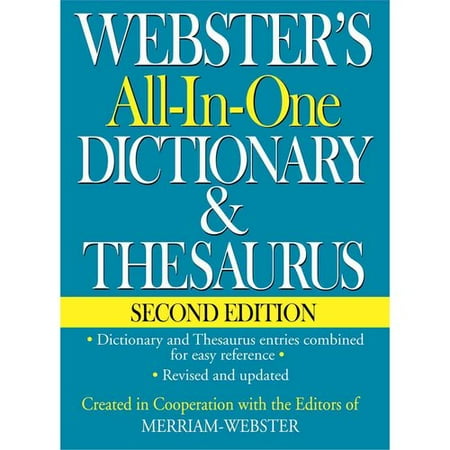 Webster's All-In-One Dictionary & Thesaurus, Second Edition