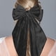 thumbnail image 1 of Pinza para el pelo con lazo Fernando lazos de franela negro accesorios para el cabello, 1 of 8