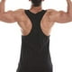thumbnail image 4 of pstuiky Camisetas sin mangas para hombre, Camiseta deportiva de manga corta con cuello redondo, ajustada y de alta resistencia, de color liso para hombre Camisas de hombre m, 4 of 6