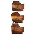 thumbnail image 4 of Shisuyan Vintage Stationery Paper Brown Rectangular 3Sets 19.4X5.4In, 4 of 7