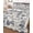 Light Beige Gray Blue, variant on Quilts Queen Size Bedding Set, Farmhouse Country Reversible Summer Quilt 3 Pieces, Vintage Black French Garden Horse Swan Lightweight Bedspreads Coverlets with 2 Pillow Shams for All Seasons