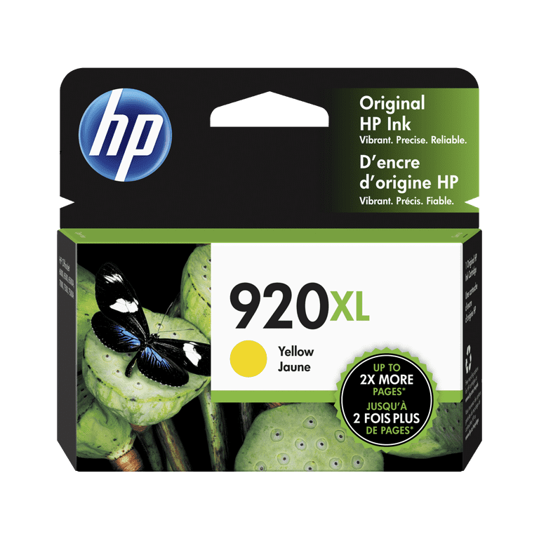 HP 920XL, (CD974AN) High-Yield Yellow Original Ink Cartridge HP 920XL, (CD974AN) High-Yield Yellow Original Ink Cartridge