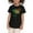 Black, variant on Hienoo Infant Girls Tee Shirt Hawaii Short Sleeve T Shirt Loose Leisure T-Shirt