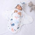 thumbnail image 2 of Ketyyh-chn99 Baby Boy Cotton Flannel Receiving Blankets Bundle Dark Blue,6M, 2 of 5