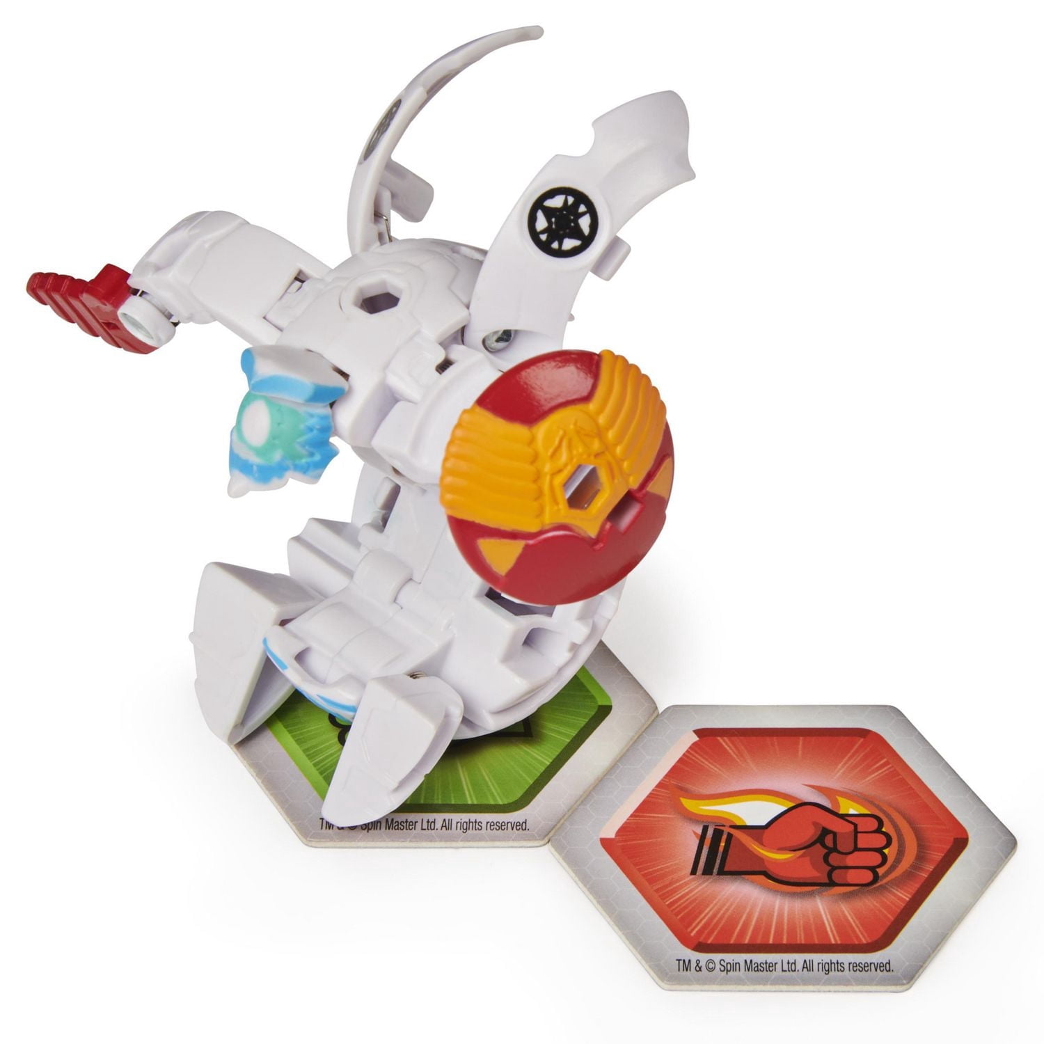 Bakugan, Fusion Cloptor x Apollyon, Figurine Armored Alliance articulée de 5 cm à collectionner et carte à échanger