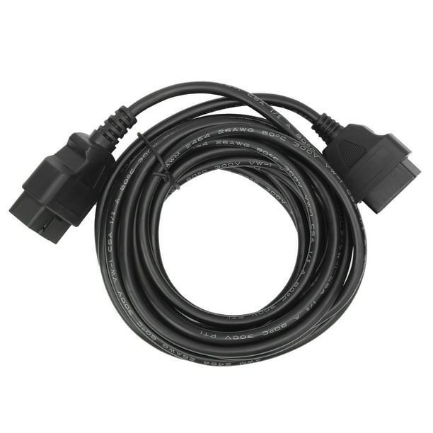 Cable de diagnóstico OBD2 para coche de 5 m/16,4 pies, conector de 16 pines a 16 pines para Launch X431 PRO/PRO3