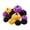 Purple, variant on 12 Pcs Small Velvet Pumpkins Artificial Pumpkins 2 Sizes for Fall Decor Wedding Thanksgiving Halloween Party Table Centerpiece Farmhouse Decoration, Purple
