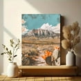 thumbnail image 6 of Mountain Landscape Canvas Print/Wall Art，Suitable for living room，bedroom，office，hotel，restaurant decoration., 6 of 8