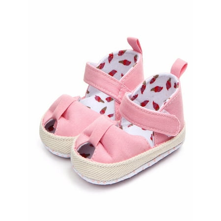 BOBORA Fashion Summer Baby Cotton Fish Mouth Casual Baby Girls Sandals Shoes