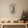 thumbnail image 5 of LaModaHome Geometric Patterned Metal Wall Decor,Leaf Design Artwork,Perfect Christmas Gift,Modern Home Wall Decor, Handcrafted Christmas Metal Wall ArtHome Decoration Gift -15.7"x26.8"/40x68cm, 5 of 5