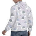 thumbnail image 3 of Hoodies for Men - Cute Blue Gray Snail Long Sleeve Comfrt Men'S Fashion Hoodies & Sweatshirts, Sweatshirts for Men Hoodies Pullover Clothing Clothes with Pouch, 3 of 7