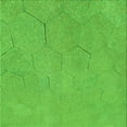 thumbnail image 1 of Ahgly Company Machine Washable Indoor Square Transitional Emerald Green Area Rugs, 4' Square, 1 of 7