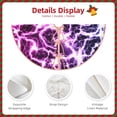 thumbnail image 3 of Haiem Blue Lightning Pattern Christmas Tree Skirt Merry Christmas Party Christmas Tree Decoration,New Year Decorations-48", 3 of 6