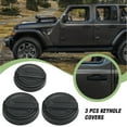 thumbnail image 2 of Anxingo 3Pcs Keyhole Covers Replacement for Jeep Wrangler (JL) 2018-2024, Gladiator (JT) 2018-2024, 2 of 7