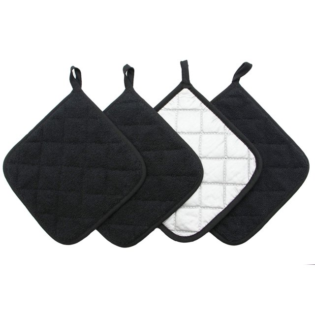 Agarraderas De Algodón Para Ollas, Hechas De Algodón, Lavables A Máquina, Resistentes Al Calor, Cocina Diaria, Soporte Básico Para Ollas De Rizo, Almohadillas Calientes, Salvamanteles Para Cocinar Y H