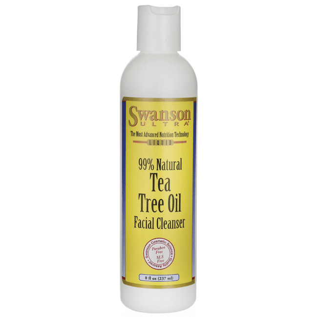 Swanson Tea Tree Oil Facial Cleanser 8 fl oz Liquid