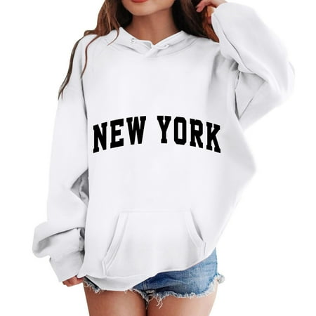 

Sweatshirt Hooded Long Sleeve Soft Printed Casual Comfort And Warm Fall And Winter Sweatshirts For Teen Girls Trendy