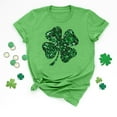 thumbnail image 6 of POTETI St. Patrick's Day Shirts for Women ,Women's Short Sleeve Crew Neck Shamrock Print Shirt Tops, 6 of 6