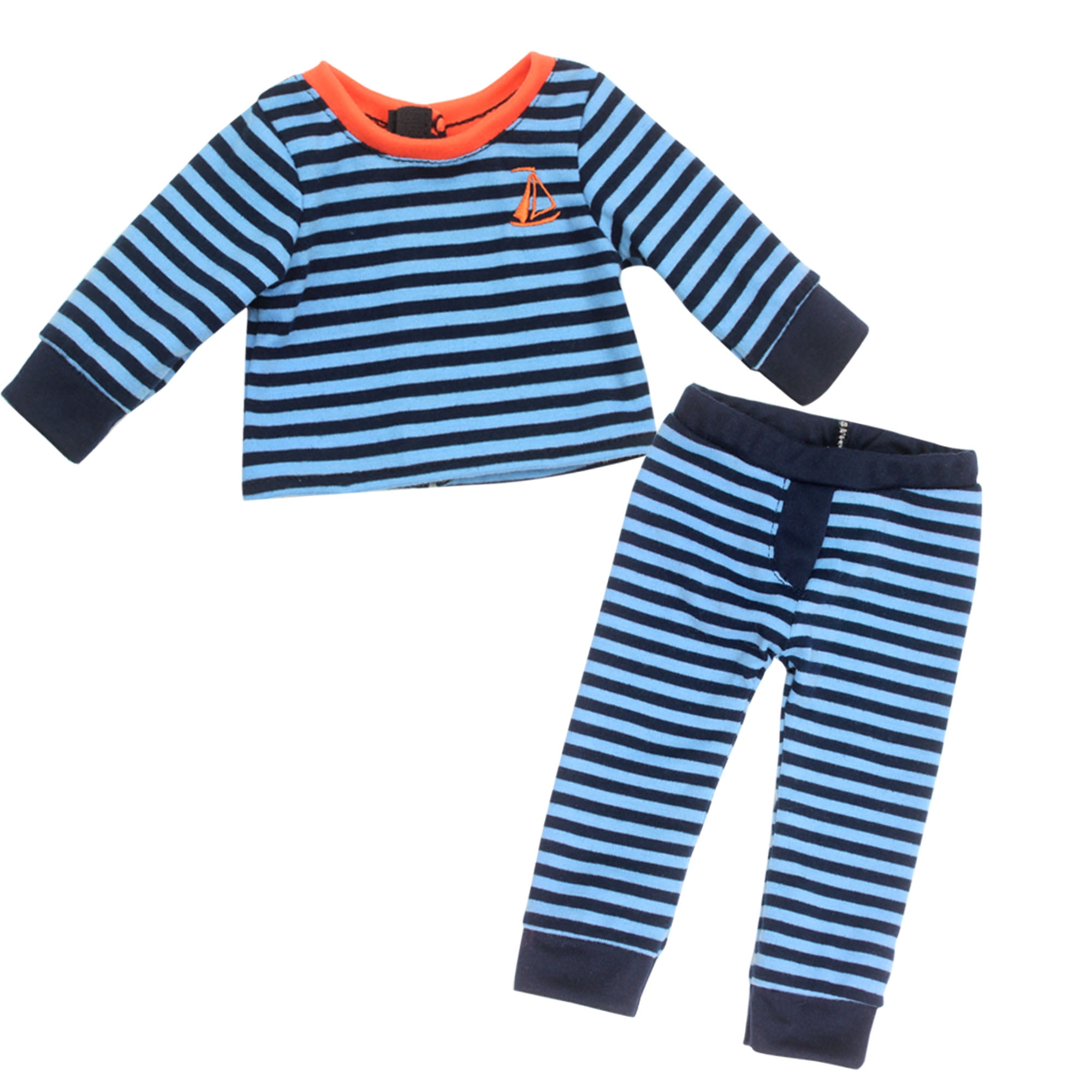 Sophia’s Pajama Shirt and Pants 2 Piece Set for 18' Boy Dolls