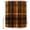Brown, Black, Amber, variant on Orange Green Checked Shower Curtains for Bathroom, Fall Thanksgiving Buffalo Plaid Waterproof Fabric Shower Curtain, Decorative Bathroom Curtain for Bathtub, 36"x72", No Hooks Included