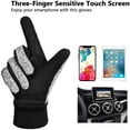 thumbnail image 3 of QJUHUNG Winter Gloves -10℃ 3M  Thermal Gloves Cold Weather Warm Gloves Running Gloves Touchscreen Bike Gloves for Men Women  Warm Gloves Bike Gloves Cycling Gloves for Driving/Cycling/R, 3 of 7