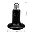thumbnail image 2 of Ceramic Emitter Heat Lamp Bulb Pet Heating Light Bulb Infrared Black For Reptile Animals Heater Brooder, 2 of 4