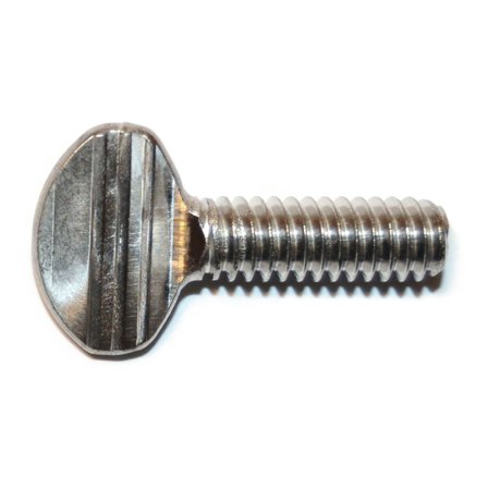 1/4"-20 x 3/4" 18-8 Stainless Spade Head Thumb Screws (6 pcs.)