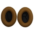 thumbnail image 4 of Injueey 1 par de almohadillas para los oídos, almohadillas profesionales de cuero, repuesto de esponja para auriculares Bose QC35, color caqui Type2 NO2, 4 of 6