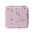 thumbnail image 3 of Period Pouch Bag with Zipper for Sanitary Napkins - Discreet Feminine Hygiene Storage Organizer for Women Girls Teens - Portable Menstrual Pad Holder Case for Purse School Travel, 3 of 4