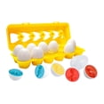 thumbnail image 1 of Juego de huevos a juego de 12x, juguete de aprendizaje con forma de juguete a juego para niños de guardería de 3, 4, 5 y 6 años, regalos de, 1 of 8