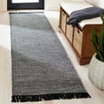 thumbnail image 2 of SAFAVIEH Montauk Kelsey Distressed Cotton Runner Rug, Light Green/Black, 2'3" x 9', 2 of 8