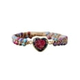 thumbnail image 2 of Minnieouse Pulseras trenzadas con cuentas de piedra duraderas y duraderas, Charm personalizado, Idea de regalo, elegante y moderno Ropa, zapatos y accesorios Miscelánea púrpura, 2 of 6
