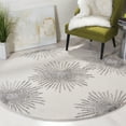 thumbnail image 2 of SAFAVIEH Soho Fiesta Geometric Area Rug, Ivory/Silver, 6' x 6' Round, 2 of 7